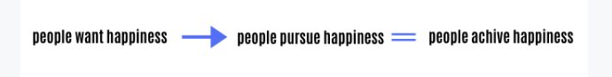pursue happiness