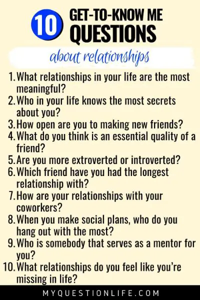 160 Get to Know Me Questions: Fun Ice Breakers - My Question Life