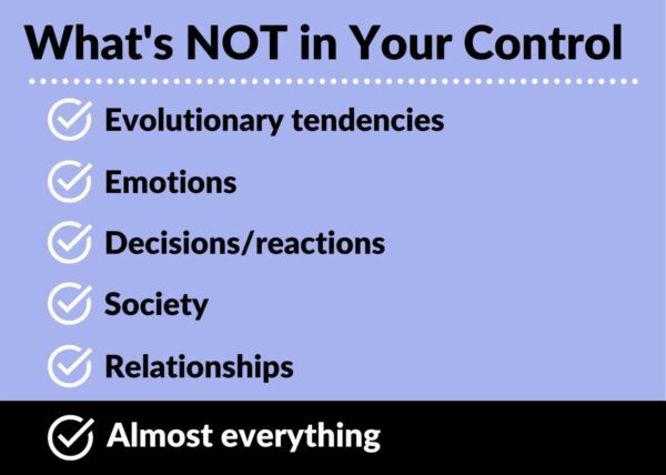 recognize what you can't control