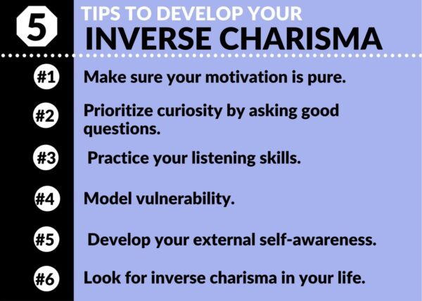 how to develop inverse charisma