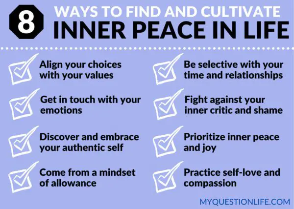 how to find inner peace