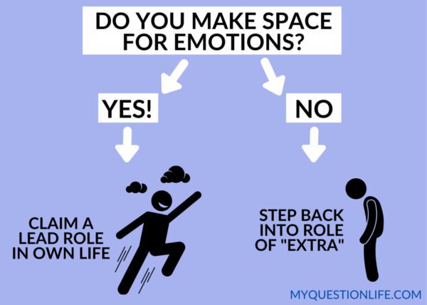 make space for emotions